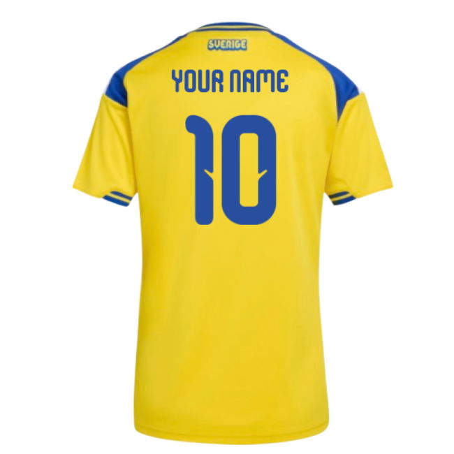 2026-2027 Sweden Home Shirt (Womens) (Your Name)