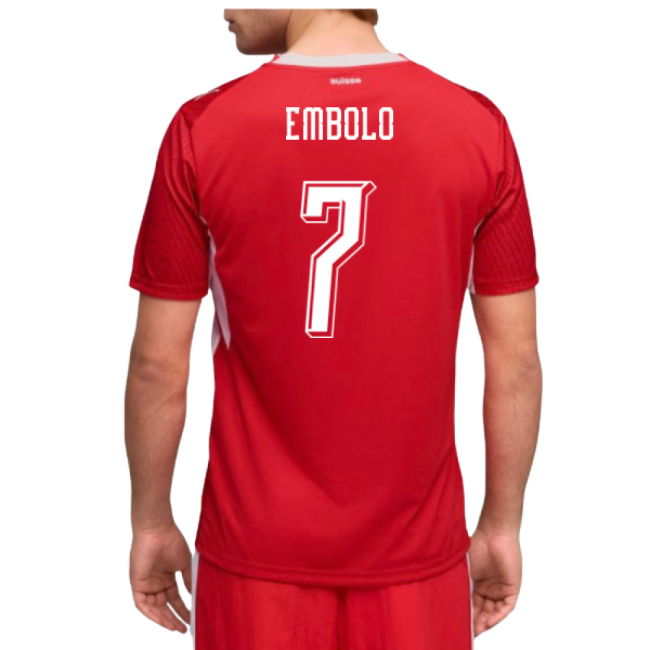 2026-2027 Switzerland Home Shirt (Embolo 7)