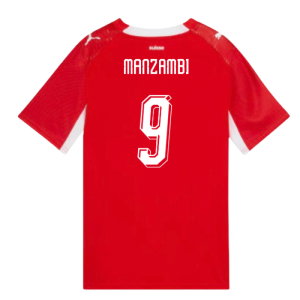 2026-2027 Switzerland Home Shirt (Kids) (Manzambi 9)