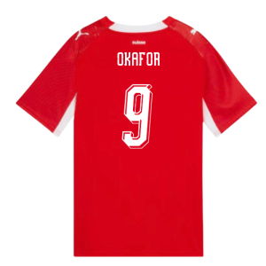 2026-2027 Switzerland Home Shirt (Kids) (Okafor 9)