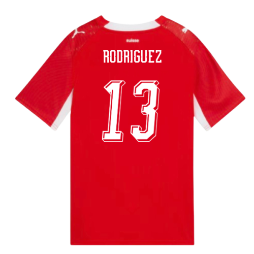 2026-2027 Switzerland Home Shirt (Kids) (Rodriguez 13)