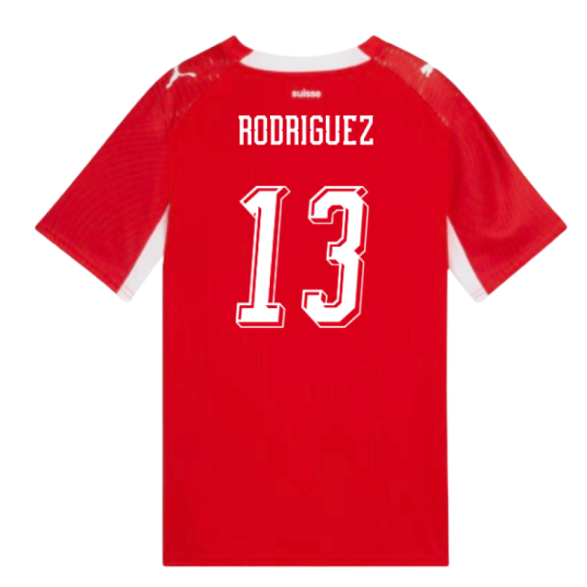 2026-2027 Switzerland Home Shirt (Kids) (Rodriguez 13)