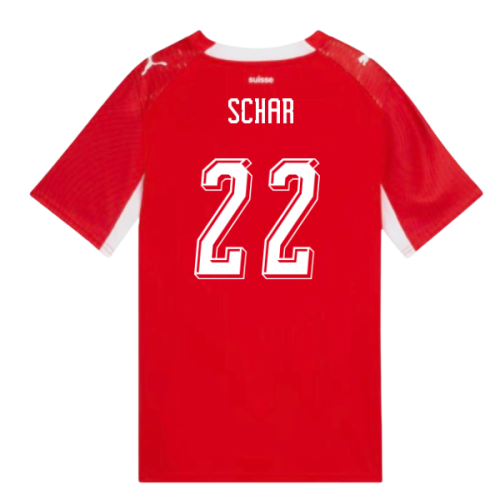 2026-2027 Switzerland Home Shirt (Kids) (Schar 22)