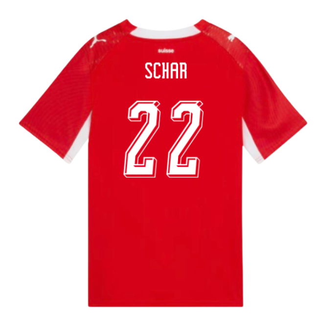 2026-2027 Switzerland Home Shirt (Kids) (Schar 22)