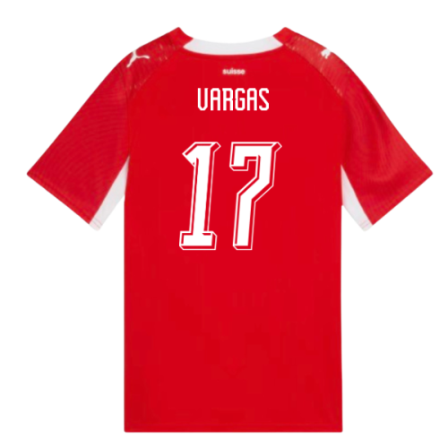 2026-2027 Switzerland Home Shirt (Kids) (Vargas 17)