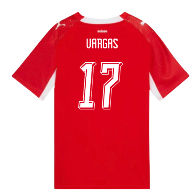 2026-2027 Switzerland Home Shirt (Kids) (Vargas 17)