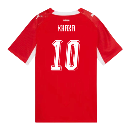 2026-2027 Switzerland Home Shirt (Kids) (Xhaka 10)
