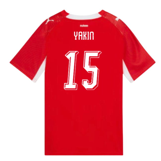 2026-2027 Switzerland Home Shirt (Kids) (Yakin 15)