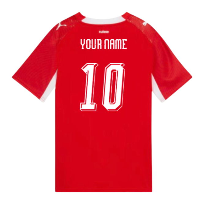 2026-2027 Switzerland Home Shirt (Kids) (Your Name)