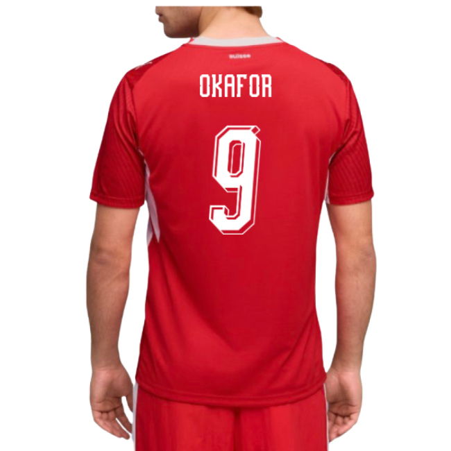2026-2027 Switzerland Home Shirt (Okafor 9)