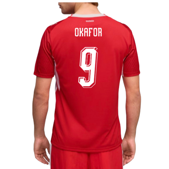 2026-2027 Switzerland Home Shirt (Okafor 9)