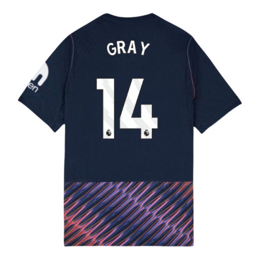 2026-2027 Tottenham Authentic Aero-Fit Match Away Shirt (Gray 14)