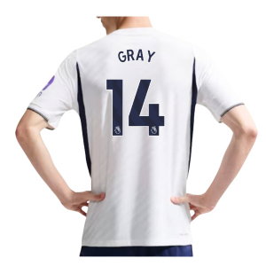 2026-2027 Tottenham Authentic Aero-Fit Match Home Shirt (Gray 14)