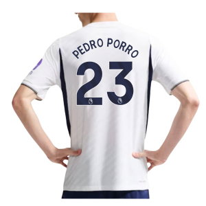 2026-2027 Tottenham Authentic Aero-Fit Match Home Shirt (Pedro Porro 23)