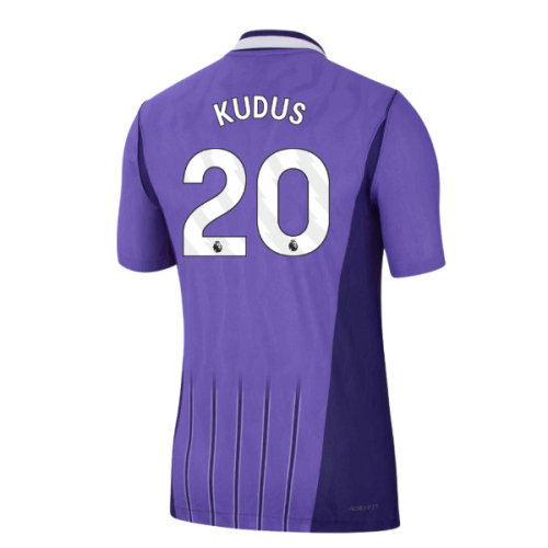 2026-2027 Tottenham Authentic Aero-Fit Match Third Shirt (Kudus 20)