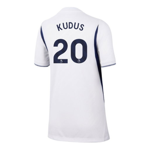 2026-2027 Tottenham Home Shirt (Kids) (Kudus 20)
