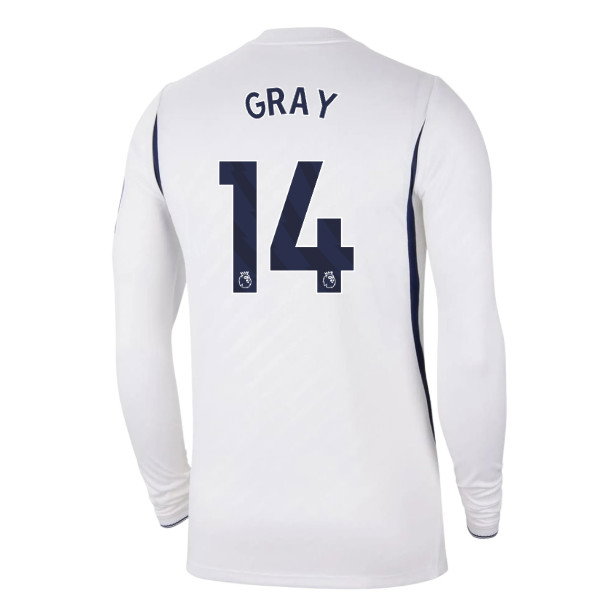 2026-2027 Tottenham Long Sleeve Home Shirt (Gray 14)