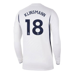 2026-2027 Tottenham Long Sleeve Home Shirt (Klinsmann 18)
