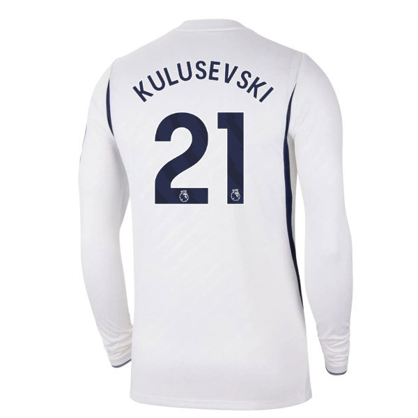 2026-2027 Tottenham Long Sleeve Home Shirt (Kulusevski 21)