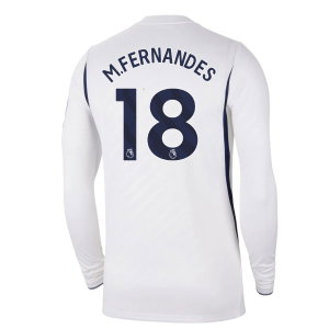 2026-2027 Tottenham Long Sleeve Home Shirt (M.Fernandes 18)