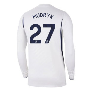 2026-2027 Tottenham Long Sleeve Home Shirt (Mudryk 27)