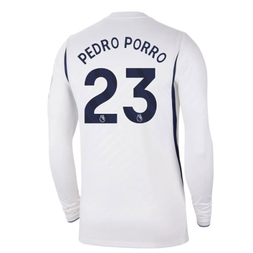 2026-2027 Tottenham Long Sleeve Home Shirt (Pedro Porro 23)