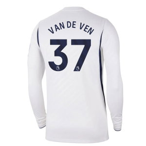 2026-2027 Tottenham Long Sleeve Home Shirt (Van De Ven 37)