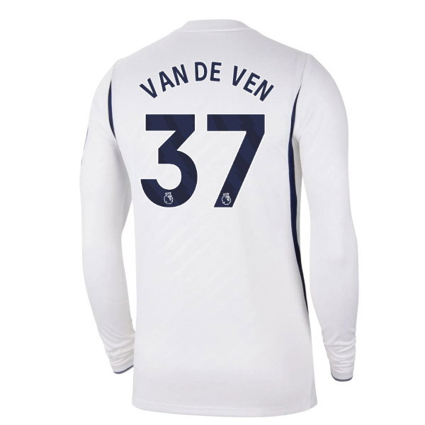 2026-2027 Tottenham Long Sleeve Home Shirt (Van De Ven 37)