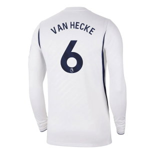 2026-2027 Tottenham Long Sleeve Home Shirt (Van Hecke 6)