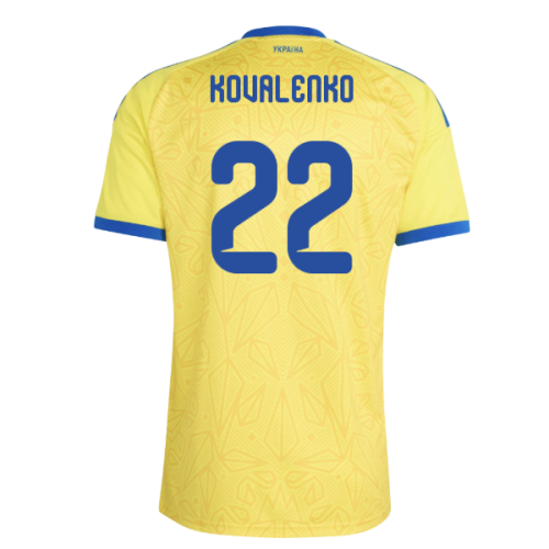 2026-2027 Ukraine Home Shirt (Kovalenko 22)