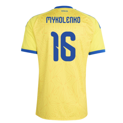 2026-2027 Ukraine Home Shirt (Mykolenko 16)