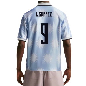 2026-2027 Uruguay Dri-Fit Energy Shirt (Blue) (L.Suarez 9)