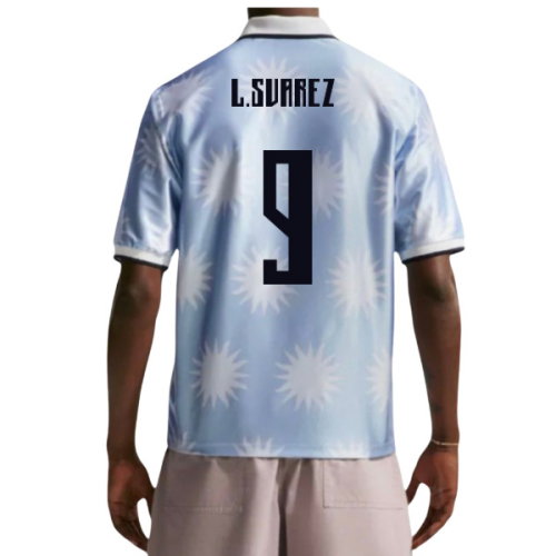 2026-2027 Uruguay Dri-Fit Energy Shirt (Blue) (L.Suarez 9)
