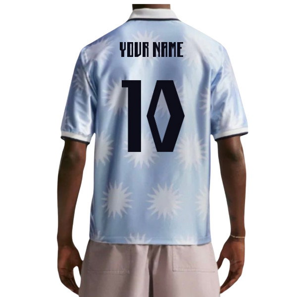 2026-2027 Uruguay Dri-Fit Energy Shirt (Blue) (Your Name)