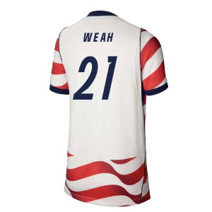 2026-2027 USA United States Home Shirt (Kids) (Weah 21)