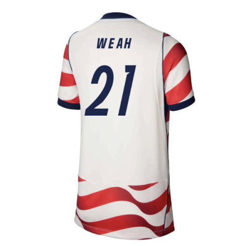 2026-2027 USA United States Home Shirt (Kids) (Weah 21)