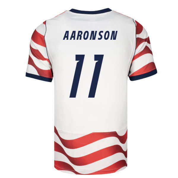 2026-2027 USA USMNT Match Home Authentic Jersey (Aaronson 11)