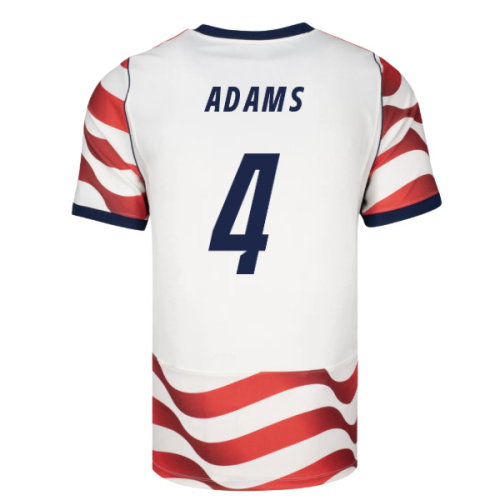 2026-2027 USA USMNT Match Home Authentic Jersey (Adams 4)