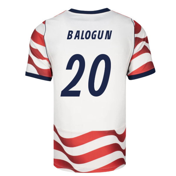 2026-2027 USA USMNT Match Home Authentic Jersey (Balogun 20)
