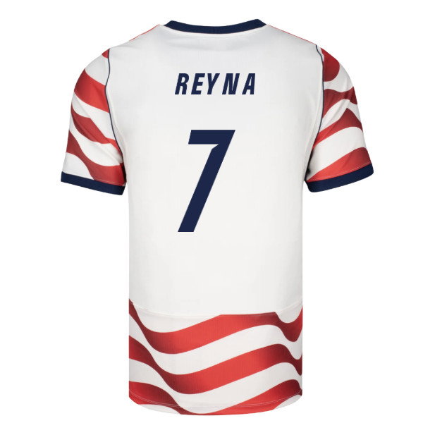 2026-2027 USA USMNT Match Home Authentic Jersey (Reyna 7)