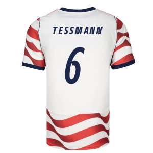 2026-2027 USA USMNT Match Home Authentic Jersey (Tessmann 6)