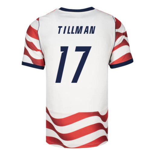 2026-2027 USA USMNT Match Home Authentic Jersey (Tillman 17)
