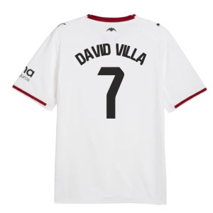 2026-2027 Valencia Home Shirt (David Villa 7)