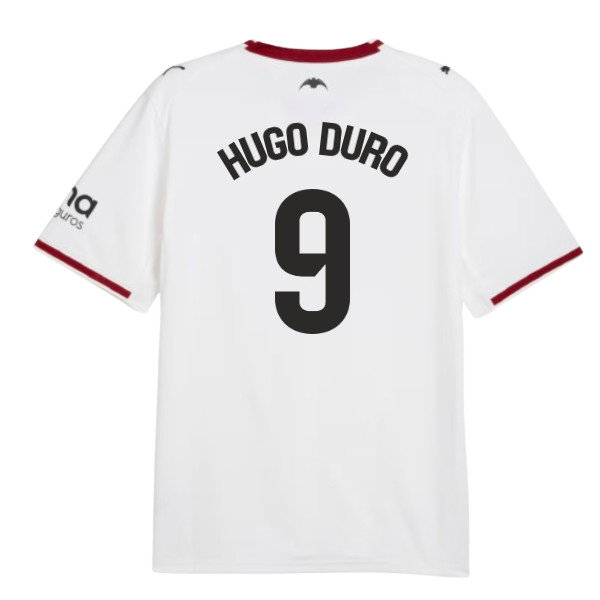2026-2027 Valencia Home Shirt (Hugo Duro 9)