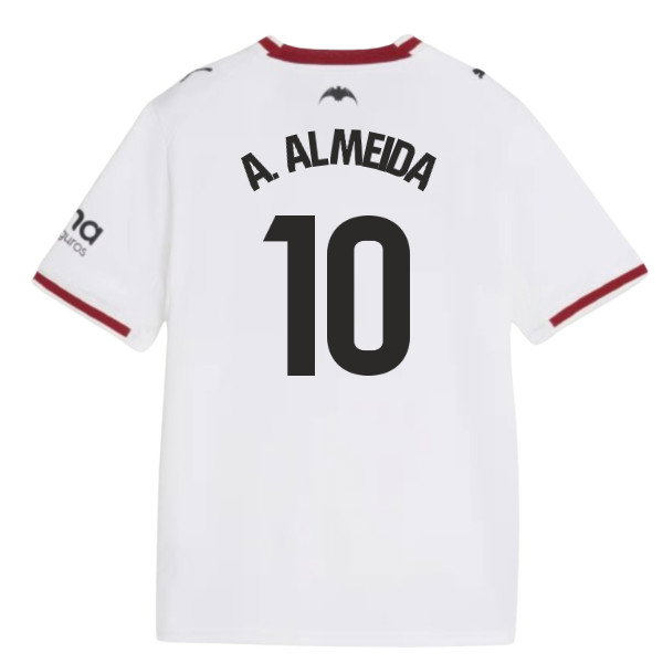2026-2027 Valencia Home Shirt (Kids) (A. Almeida 10)