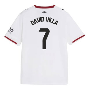 2026-2027 Valencia Home Shirt (Kids) (David Villa 7)