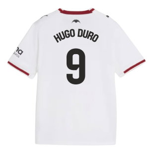 2026-2027 Valencia Home Shirt (Kids) (Hugo Duro 9)