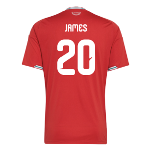 2026-2027 Wales Home Shirt (James 20)