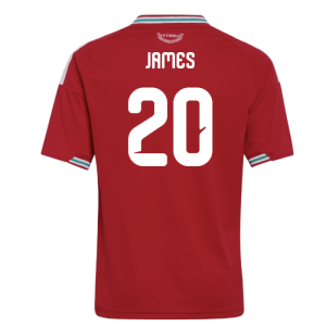 2026-2027 Wales Home Shirt (Kids) (James 20)