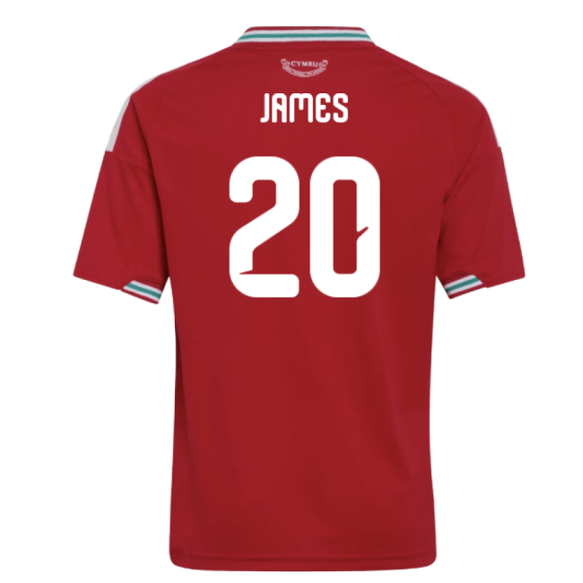 2026-2027 Wales Home Shirt (Kids) (James 20)